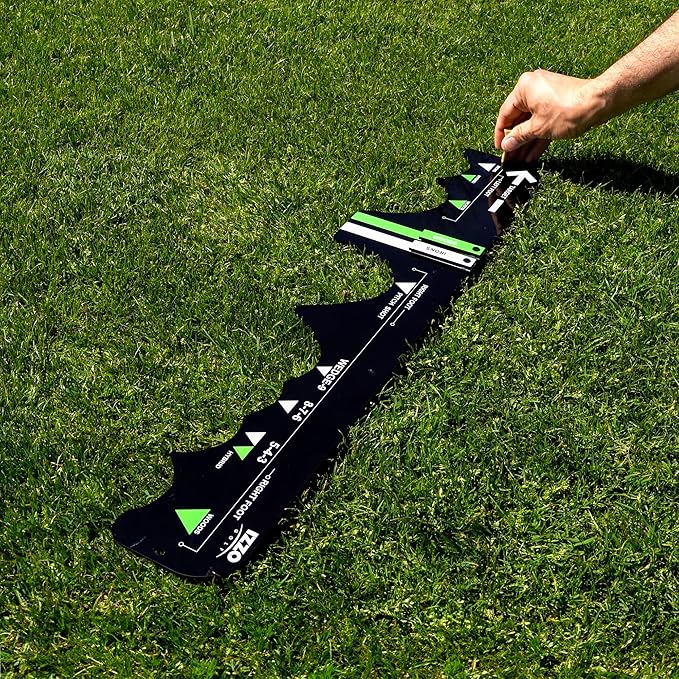 Izzo Golf Sure Stance Golf Swing Training Aid -Ball Position Trainer