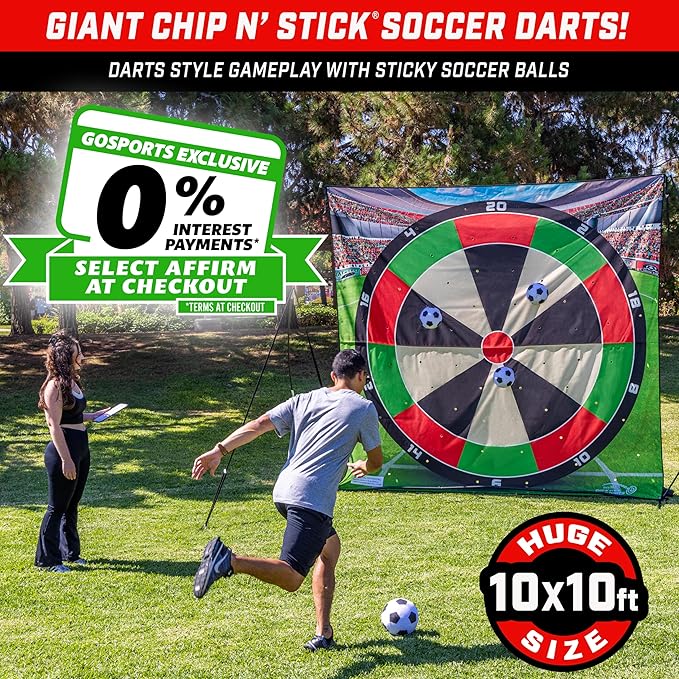 GoSports 10 FT Chip N' Stick Soccer Darts - Image 2