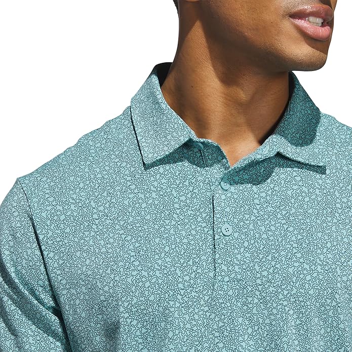 adidas Mens Ultimate365 Mini Bunker Polo Shirt