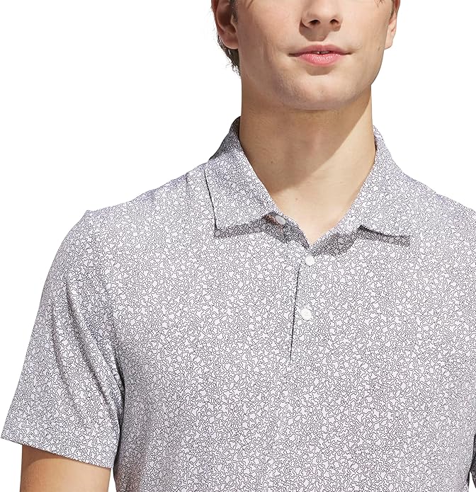 adidas Mens Ultimate365 Mini Bunker Polo Shirt