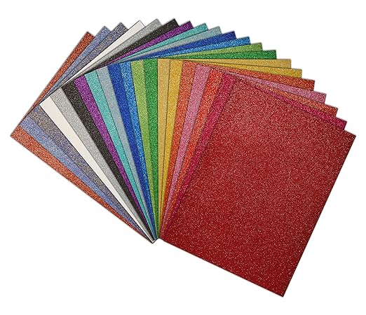 Better Office Products 20 Pack Glitter Foam Sheets - Image 2