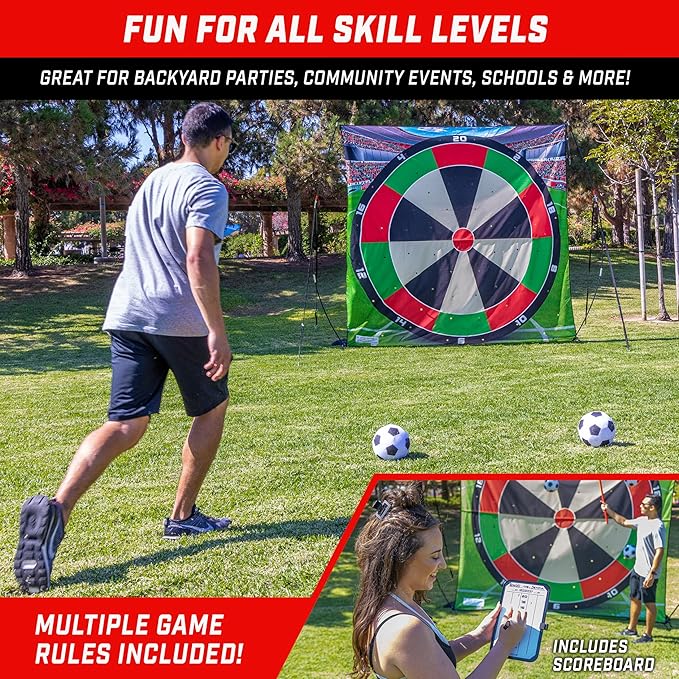 GoSports 10 FT Chip N' Stick Soccer Darts - Image 5