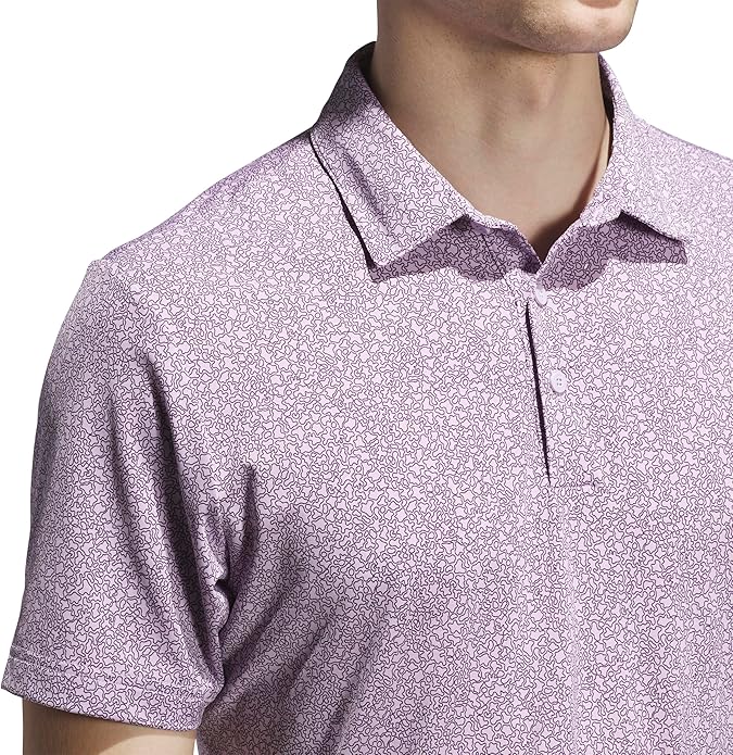 adidas Mens Ultimate365 Mini Bunker Polo Shirt