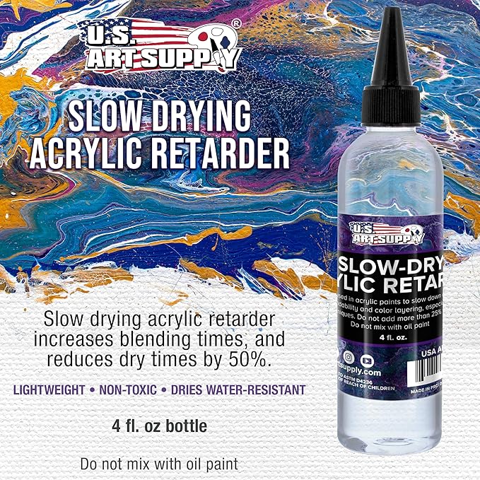 U.S. Art Supply Acrylic Retarder Liquid - Image 2