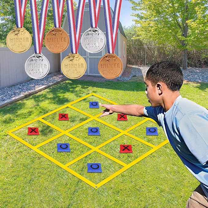 Outdoor Giant Tic Tac Toe Bean Bag Toss Games by VANPET